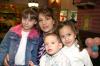 Francisco Javier Luna Herrera y Yessenia González Luna con sus hijos René Armando y Leslie Yessenia