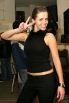 Martha Higareda, quien interpretó a Juana Carolina posó para las cámaras
