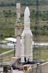 Apenas media hora después de que despegó de su base en Kourou, Guyana Francesa, el Ariane-5 ECA -el lanzador de proyectiles comerciales más poderoso del mundo- ya había colocado su cargamento de dos satélites en órbita.