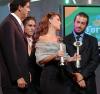 El árbitro mexicano, Gilberto Alcalá, recibió  el trofeo como mejor oficial deportivo del 2004.