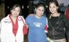 Mayra Cisneros, Rosa Ileana Carreón y Amelia Rubio López