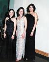 Rita Merlet, Nadia Jaramillo y Cristina Maciel.