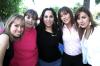 Alina Amwzcua, Heidi Lazarín, Bety Vega, Paty Chapa y Karla Zúñiga.