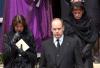 El Príncipe Alberto de Mónaco y la princesa Estefanía asistieron al funeral de su padre.