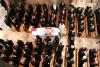 Los tres tuvieron que contener varias veces el llanto, que Estefanía reprimió como pudo al final de la ceremonia, al igual que Alberto cuando fue leída una oración a petición de Rainiero -'protege a nuestro príncipe'- que simbolizaba el relevo de padre a hijo.