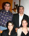 Héctor Meza, Roberto Carillo, Teresa Jaén y Cirene Lozada