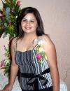 Claudia P. López Ceballos, captada en la despedida de soltera que le ofrecieron sus familiares eb  días pasados