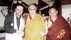 Marco Antonio Karam, al Dalai Lama y Geshe Lhundup