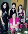 Gabriela S. de Herrera, Gaby Gerrera, Luz Adriana de García y Ernestina Herrera A.