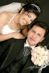 Srita. Mirna Evelyn López Ramírez, el día de su enlace matrimonial con el Sr. Iván de la Torre Carreón