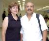 Rosario Piedra y Enrique Puente, viajaron a México