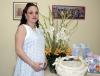 Jésica Betancourt de Cuevas espera el nacimiento de su primer bebé.