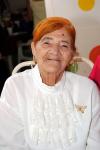 Sra. María de la Luz López celebró su cumpleaños número 90.
