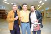 Miguel Habib, Edrel Elías y Fernando Dacaret viajaron a México.