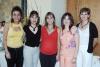 Charo Sánchez, Claudia Cárdenas, Sonia Santos y Vero Armendáriz le organizaron una fiesta de canastilla a Myrna Armendáriz de De la Garza, en honor al bebé que espera.