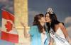 La canadiense Natalie Glebova se impuso en un grupo de cinco finalistas, que incluía a cuatro latinoamericanas, para coronarse como Miss Universo 2005.