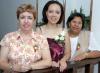 Mary de la Vega y Cristina Ibarra de Reyes le ofrecieron una despedida de soltera a Odila Martínez