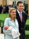 Los Duques de Palma destacaron que el nacimiento de su hija ha supuesto 'una alegría', pero 'nos daba igual que fuera niño o niña'.