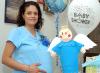 Claudia Soto de Palomares, en compañia de las anfitrionas de la fiesta de canastilla que le ofrecieron por el cercano nacimiento de se bebé