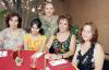 Bertha Martínez de Madero, Giovanna Diz, Gaby Mcanally, Martha Mcanally y Araceli Gallardo.