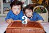 Juan Pablo e Iván Antonio Mosqueda Chávez cumplieron tres años de vida, motivo por el cual celebraron con un divertido convivio infantil.