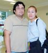 Carlos Villarreal y Evangelina Acevedo viajaron con destino a Ixtapan.