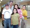 Modesto, Guadalupe, Regina, Pablo y Modesto Villarreal viajaron a San Diego.
