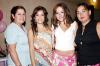 19 de agosto 2005 
Ofelia Arratia, Cecilia   Torres, Elena Webb y Esther Becerra .