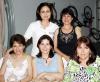 Patricia Llama, Leticia García, Ana Laura Villarreal, Susana Rodríguez y Georgina Salazar.