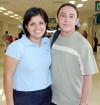 Patricia Mena y Víctor Correa viajaron a Campeche.