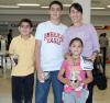 Ana Laura, Yolanda, Irma y Sara viajaron a Cancún.