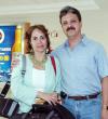 Silvia Guerra y Alejandro Luna viajaron con destino a Campeche.