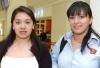 15 de septiembre 2005
Nancy Arteaga y Evelin Ortega vivjaron con destino a México.