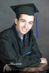 Lic. Manuel Alejandro Martínez Garza, en una fotografía de estudio por motivo de su graduación.