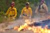 Tan sólo un cinco por ciento del área afectada por el incendio está bajo control, a pesar de que se esperaba que el fuego perdiera fuerza.