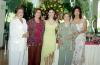13 de octubre 2005
Margarita de Santoscoy, ESther Jalife Baeza, Olga Elizalde de Jalife y Rosy de Elizondo le organizaron una fiesta de despedida a Christian Baeza Jalife.