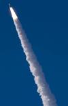 Imagen del lanzamiento del cohete Titan IV B.