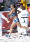 Fueron cinco las corredoras que impusieron el ritmo de competencia, celebrada alrededor del Bosque Venustiano Carranza, encabezadas por la monarca nacional de maratón, Dulce María Rodríguez, y la primera rankeada en esta distancia, Madaí Pérez Carrillo, así como las morenas kenianas Neriah Asiba y Grace Momanyi.