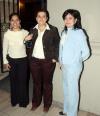 Diana Andrade, Alejandra Carrillo y Gloria A.