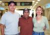 Lilia Veloz, Juan Carlos Veloz y Gonzalo Gómez viajaron a Los Ángeles.