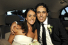 09102009 María José Montes Martínez y Salvador Barba Martínez acompañados por los padres del novio, señores Leopoldo Barba Cortés y Dalia Magda Martínez de Barba, y la familia de la novia, su mamá Nuria Martínez Vda. de Montes y su tía Lourdes Martínez Lorenzo.