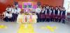 En la escuela Jesús María del Bosque, los alumnos se caracterizaron de diversos personajes para montar su altar.