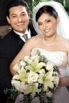 Ing. Cristina Ramos Villa, el día de su enlace matrimonial con el Ig. Roberto Carlos Muro Muñiz