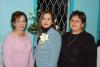 De_10012006 0 Nancy Mujica Maldonado, en su despedida de soltera con Concepción Maldonado y Victoria Samaniego