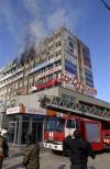 Se incendia edificio en Rusia