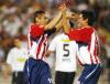 El descuento chileno fue una jugada personal de Fernández con tiro rasante desde el límite del área grande