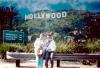 Martha C. Vaquera de Pámanes y Martha Pámanes Vaquera, en una visita a  los Universal Studios de Hollywood, California, durante sus vacaciones.