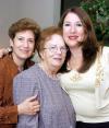 va_05022006 
Cecilia Hernández junto a su mamá doña Teresa de Hernández y su hermana Teresa de López