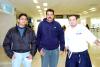 vi_13022006 
 Mario Soto, Jorge Madird y Daniel Roca viajaron  al DF