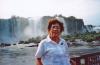 Martha Morado Arroyo, en una visita a las Cataratas de Iguasú, en Brasil.